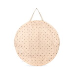 Konges Sløjd Plážový stan pro děti Pop up Navy Dots, krémová barva, plast