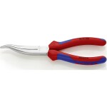 Knipex 26 26 200 T Půlkulaté kleště s břity VDE s připevňovacím okem 200mm / úzké ploché kleště /40° / délka čelistí:73m (26 26 200 T)