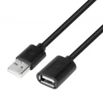 Prodlužovací kabel USB AM-AF černý / Prodlužovací kabel / AM-AF / 1,8 m (AKTBXPU1PAAW18B)