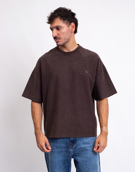 Tričko Carhartt WIP S/S Lambert T-Shirt Tobacco moon
