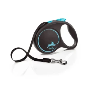 Flexi Black Design L 5m/50kg světle modrá / Vodítko (348580)