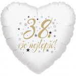 38. narozeniny balónek srdce Balonky.cz 38. narozeniny balónek srdce Balonky.cz