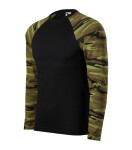 Camouflage LS triko unisex camouflage green S