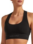 Dámská merino podprsenka ICEBREAKER Wmns 260 Zoneknit Seamless Bra, Black velikost: S