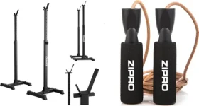 Zipro Stojany na činky + švihadlo / nosnost 350 kg (8426544)
