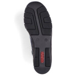 Kožené boty z hadí kůže Rieker W R474 černé 39