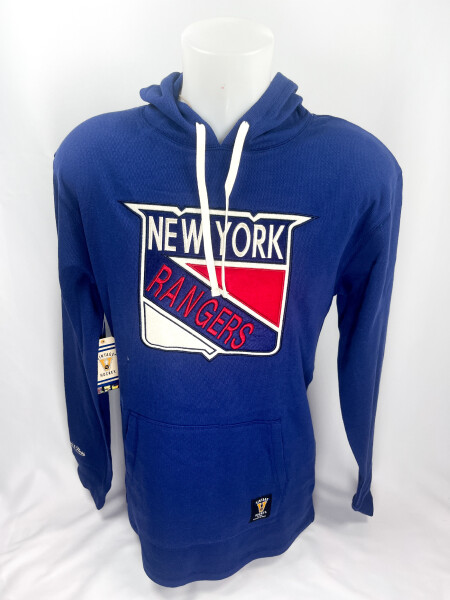 Mitchell Ness Pánská Mikina New York Rangers Thermal Lightweight Hoodie Vintage Logo Velikost: