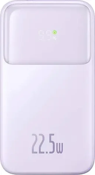 Baseus PPMD020005 Comet fialová / Powerbanka / 10000mAh / 1x USB-A / 1x USB-C / 22.5W (PPMD020005)