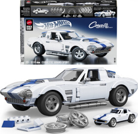 Mattel Brick Shop sestavitelný model Hot Wheels - Corvette - Mattel Hot Wheels