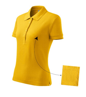 Cotton polokošile dámská žlutá 2XL