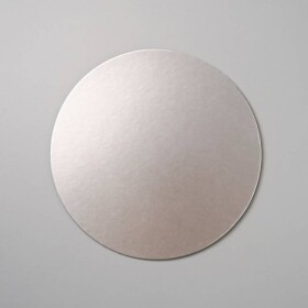 Cake Star Podložka pod dort tenká stříbrná matná kruh 32 cm (1 ks)