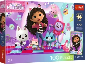 TREFL Puzzle Premium Plus Kids Gábinin kouzelný domek: Kočičí svět