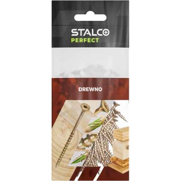 Vrut konstrukční do dřeva, zápustná hlava TX20, 4,0 x 45 mm, STALCO PERFECT, bal.22 ks