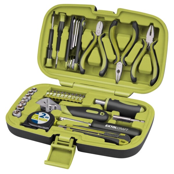 EXTOL CRAFT 6581 Sada nářadí, 35 dílů, v kufru