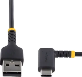 StarTech černá / Kabel USB-A na USB-C / USB 2.0 / 480 Mbit/s / 2m / rychlonabíjení (R2ACR-2M-USB-CABLE)