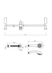 INVENA - Sprchový set AVA NEW AU-56-001-D