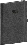 NOTIQUE Týdenní diář Rivoli 2026, šedý, 15 x 21 cm (PGD-TA5RI-6002)