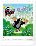 Nástěnný kalendář 2026 NOTIQUE - Krteček, 48 x 56 cm
