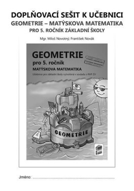 Doplňkový sešit k učebnici Geometrie pro 5. ročník - Miloš Novotný