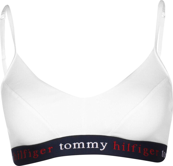 Podprsenka bez kostice Tommy Hilfiger bílo/modrá