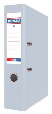 Pákový pořadač DONAU LIFE, A4/75 mm, karton, pastelově modrý