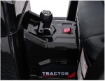 Mamido Dětský elektrický traktor MEGA D68 24V s přívěsem modrý
