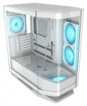 COUGAR FV270 bílá / PC skříň / Midi Tower / E-ATX / ATX / ARGB / tvrzené sklo / bez zdroje (CGR-58M6W-RGB)