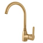 RAV Slezák - ZAMBEZI - Dřezová baterie, Zlatá - kartáčovaná, 3,8" ZA007.0/4ZK