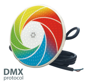 Vagnerpool LED žárovka Flat RGB barevné 33 W plochá - DMX