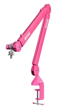 Rode PSA1+ růžová / Stolní rameno pro mikrofon / paralelogramové pružiny / 360° otočení / adaptér 3/8"-5/8" (PSA1PLUSPIN)