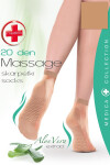Dámské ponožky Medica 20 Massage code 623 - Gabriella UNI melissa/tělová