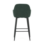 Barová židle, zelená, látka,AUB-V4009 GRN6
