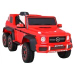 Mamido Elektrické autíčko Mercedes G63 4x4 červené