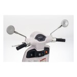 Mamido Dětský elektrický skútr Vespa ROMA bílý