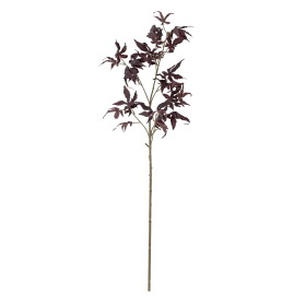 Bloomingville Umělá květina Maple Purple 92 cm, fialová barva, plast