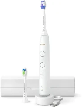 Philips Sonicare 6500 HX7410/02 bílá / Sonický elektrický zubní kartáček / Bluetooth / výdrž baterie 504 h (881741002020)
