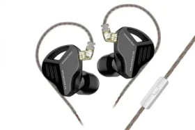 KZ ZVX Sluchátka s mikrofonem (Black) (6970493062684)