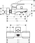 HANSGROHE - Metropol Vanová baterie, kartáčovaný bronz 32540140