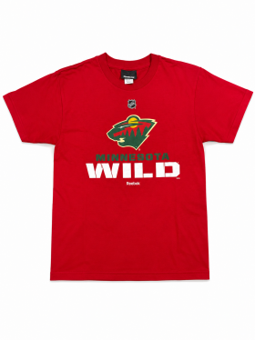 Reebok Dětské tričko Minnesota Wild NHL Clear Cut Velikost: Dětské M (136 – 152)