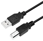 LogiLink CU0007B černá / Propojovací kabel / USB 2.0 / USB-A - USB-B / 2 m (CU0007B)