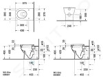 DURAVIT - Darling New Stojící WC, zadní odpad, s HygieneGlaze, bílá 2139092000