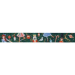 Rifle Paper Co. Vánoční stuha Nutcracker 4,5 m, zelená barva, textil