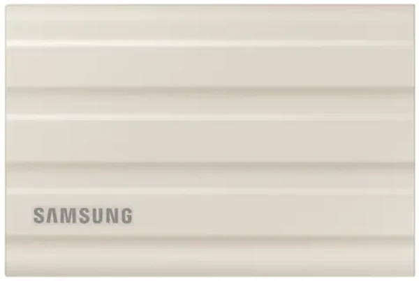 SAMSUNG T7 Shield Externí SSD disk 2TB béžová / Externí SSD / R: 1050 MBs W: 1000MBs / USB-C / IP65 (MU-PE2T0K/EU)
