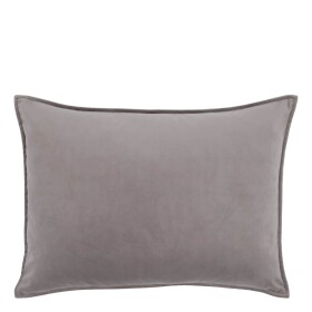 Chic Antique Sametový povlak na polštář Aix Thunder Grey 50 × 70 cm, šedá barva, textil