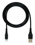CUBE1 Datový kabel USB-C - Lightning 1.2m černá / USB-C (M) / Lightning (M) / PD 18W / Nylon (LM2103-02)