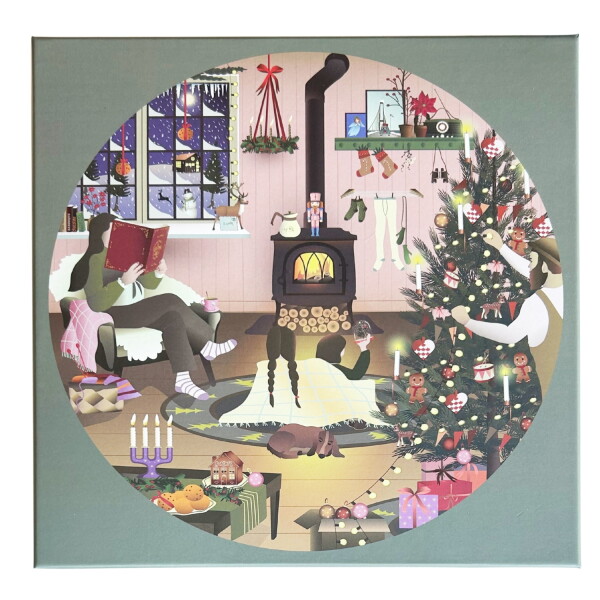 ViSSEVASSE Puzzle Wonderful Christmas Time 1000 dílků, multi barva, papír