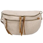 Trendy dámská textilní ledvinka Lena, růžová