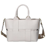 Módní dámská koženková kabelka do ruky LB Amisa, béžová