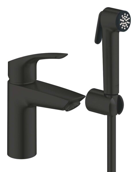 GROHE - Eurosmart Umyvadlová baterie s bidetovou sprškou, matná černá 231242433