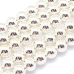 Syntetický hematit - stříbrný - třída AAA - ∅ 4 mm - 1 ks
